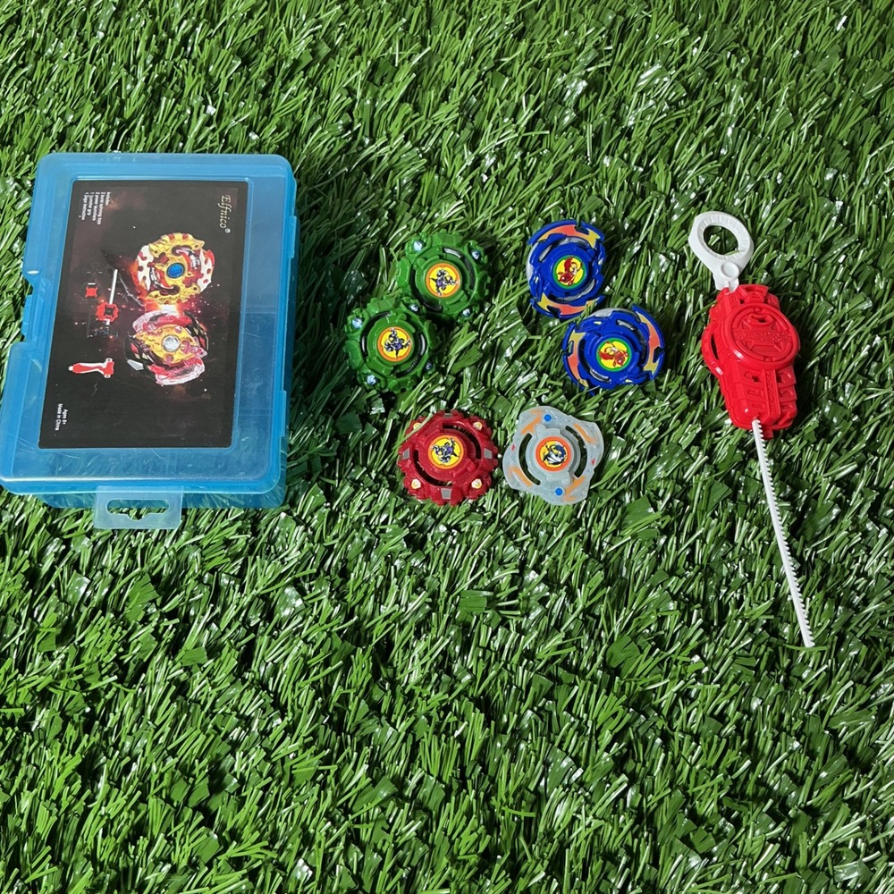 Beyblade Vintage Spinning Top Lot Retro Mixed Set Dranzer Driger With Launcher